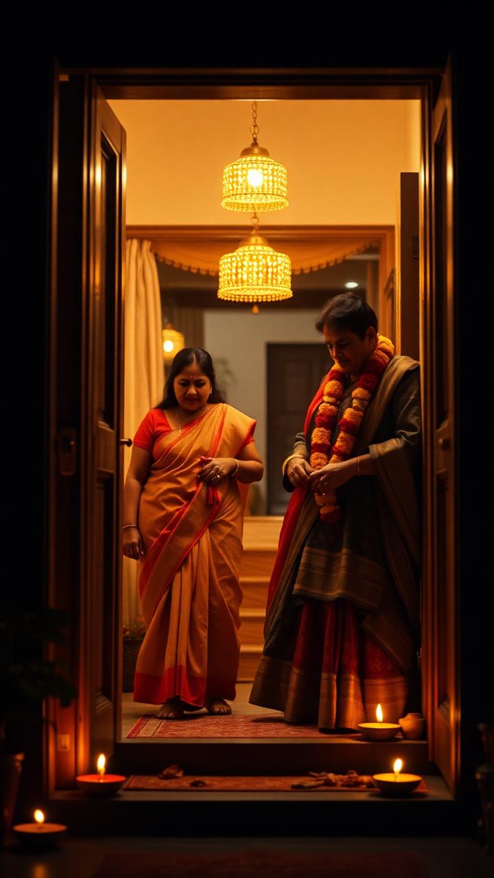 Cinematographer capturing a walking in for the first time moment in Hyderabad